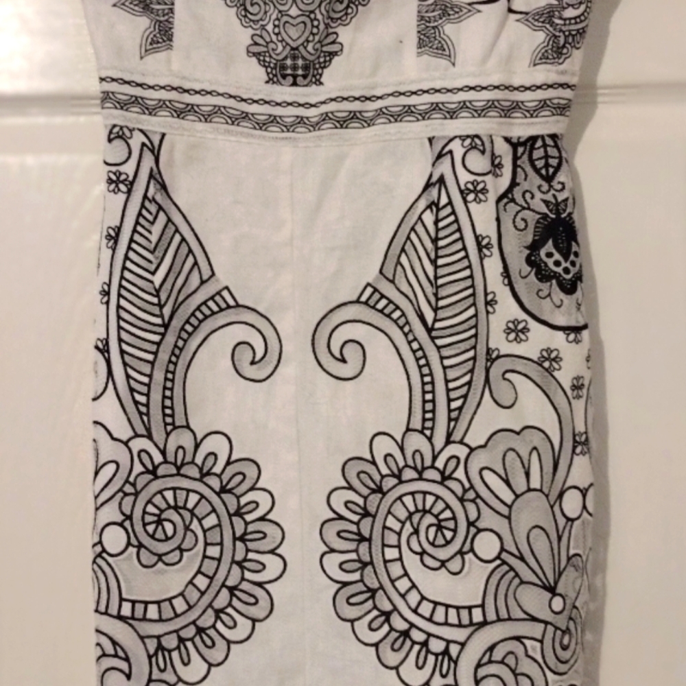 Strapless cocktail dress